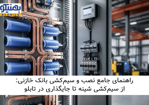 راهنمای جامع نصب و سیم کشی بانک خازنی: از سیم کشی شینه تا جایگذاری در تابلو