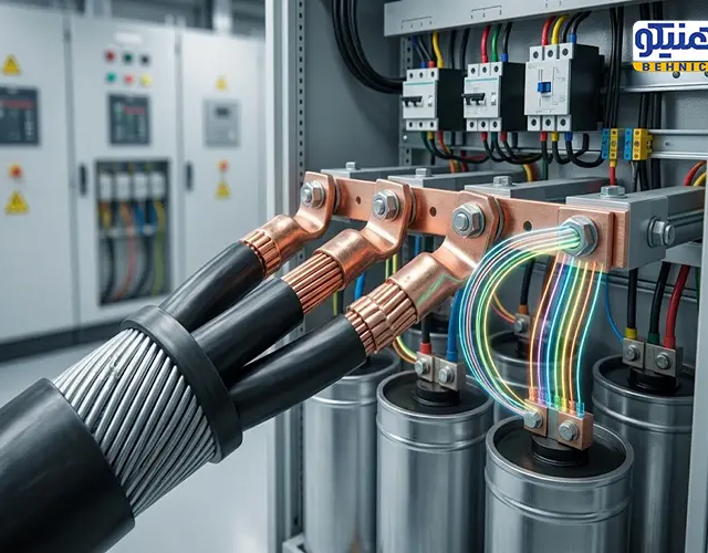 نقش بانک خازنی در کاهش جریان و تلفات کابل‌ ها
