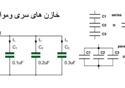 خازن های سری و موازی؛ راهنمای جامع محاسبات، فرمول ها و کاربردها